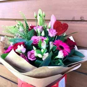 Valentine's Florist Choice Red and Pinks